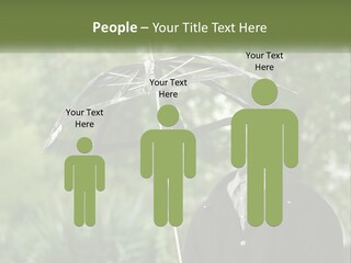 Standing Retirement Calm PowerPoint Template