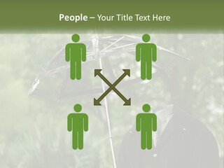 Standing Retirement Calm PowerPoint Template