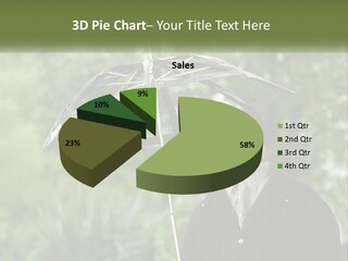Standing Retirement Calm PowerPoint Template
