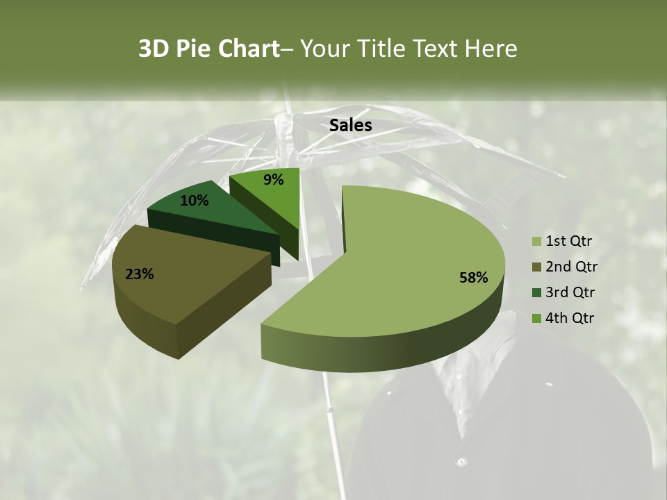 Standing Retirement Calm PowerPoint Template