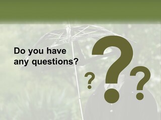 Standing Retirement Calm PowerPoint Template