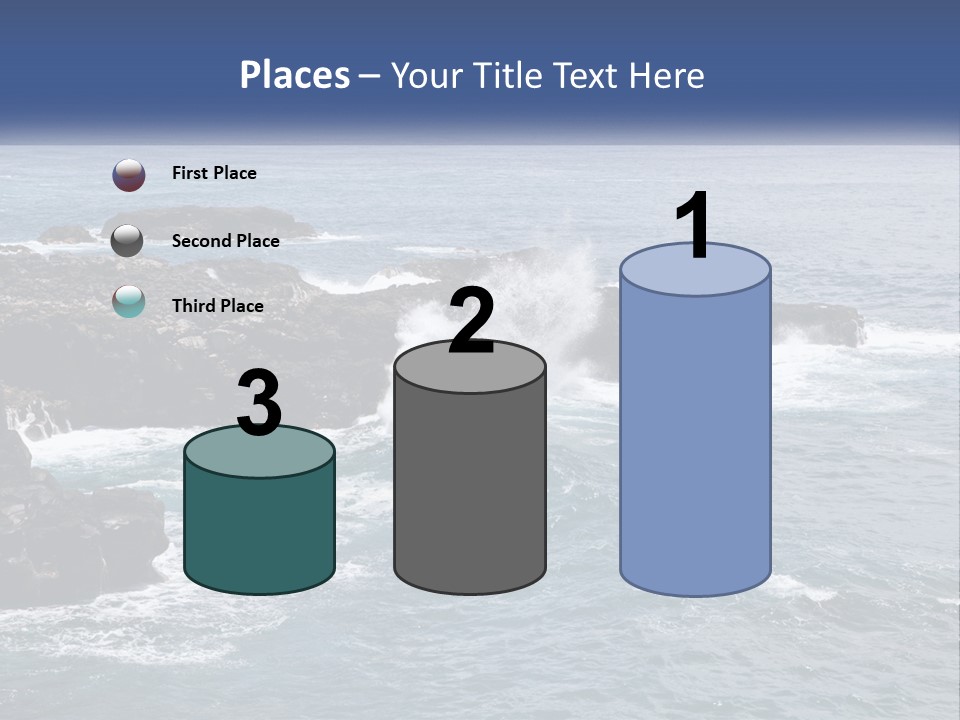 Water Retired Ocean PowerPoint Template