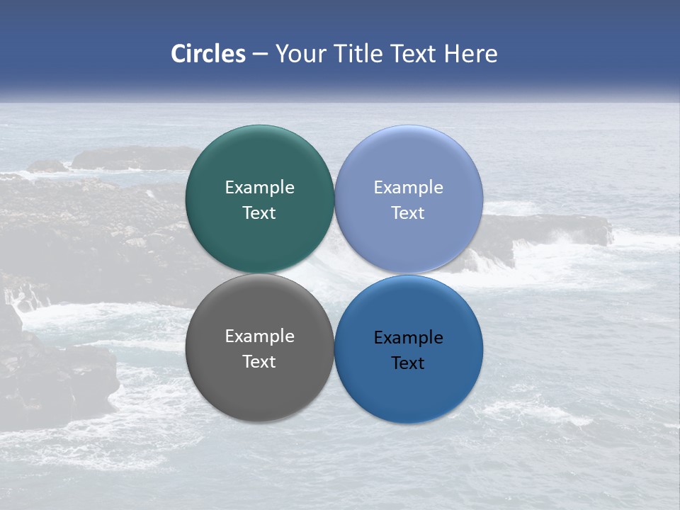 Water Retired Ocean PowerPoint Template
