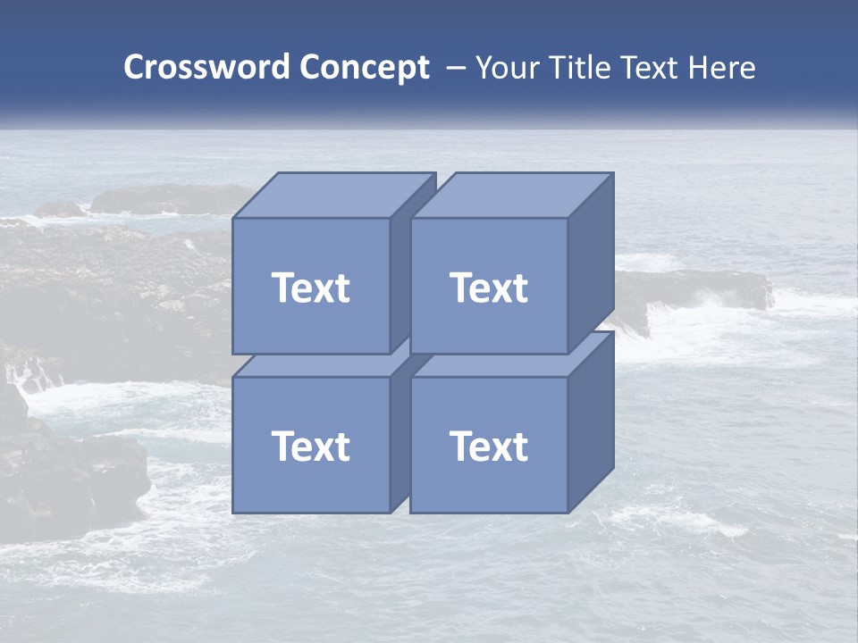 Water Retired Ocean PowerPoint Template