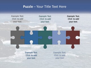 Water Retired Ocean PowerPoint Template