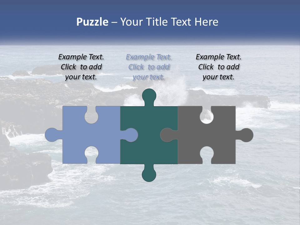Water Retired Ocean PowerPoint Template