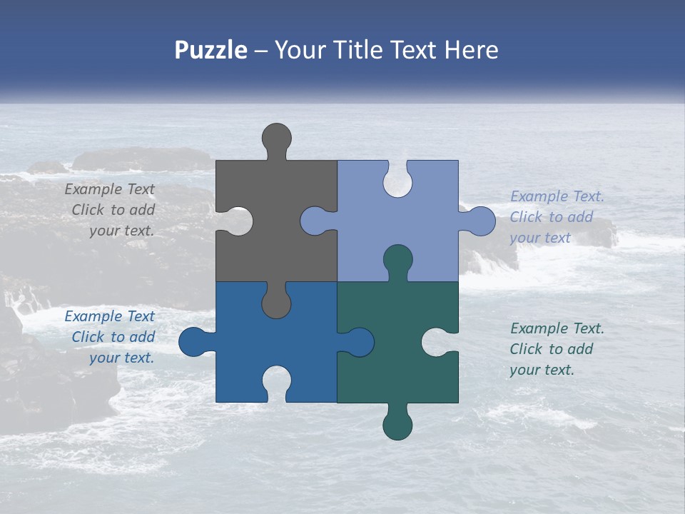 Water Retired Ocean PowerPoint Template