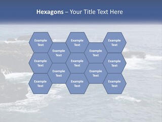 Water Retired Ocean PowerPoint Template
