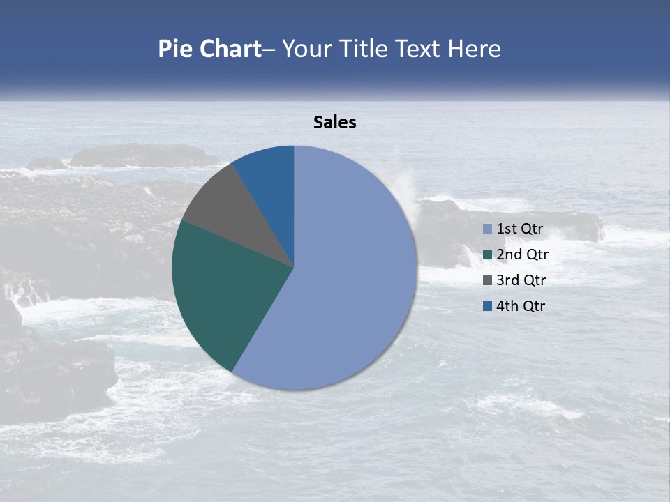 Water Retired Ocean PowerPoint Template