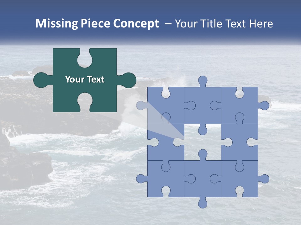 Water Retired Ocean PowerPoint Template