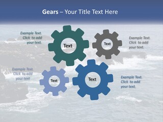 Water Retired Ocean PowerPoint Template