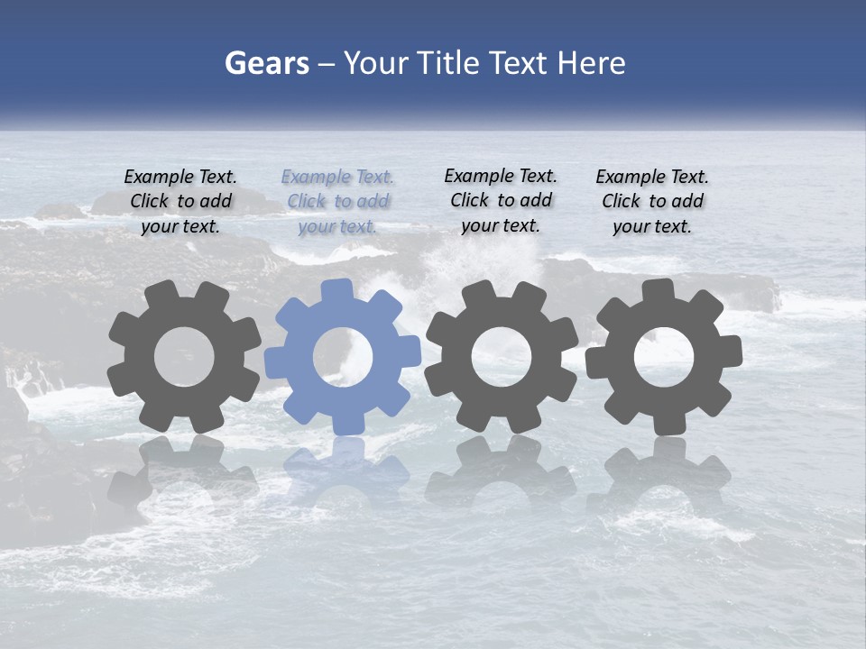 Water Retired Ocean PowerPoint Template