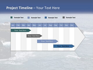 Water Retired Ocean PowerPoint Template