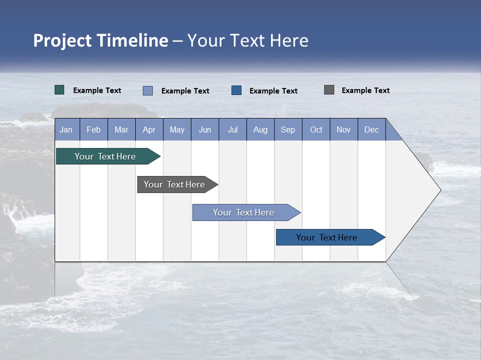 Water Retired Ocean PowerPoint Template