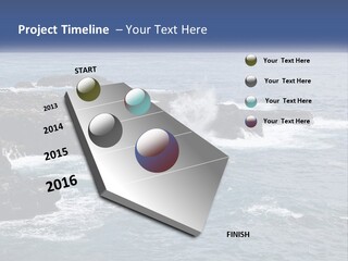 Water Retired Ocean PowerPoint Template