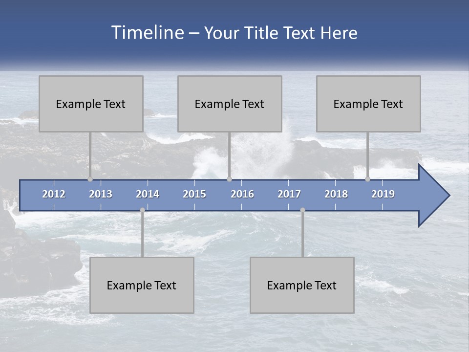 Water Retired Ocean PowerPoint Template