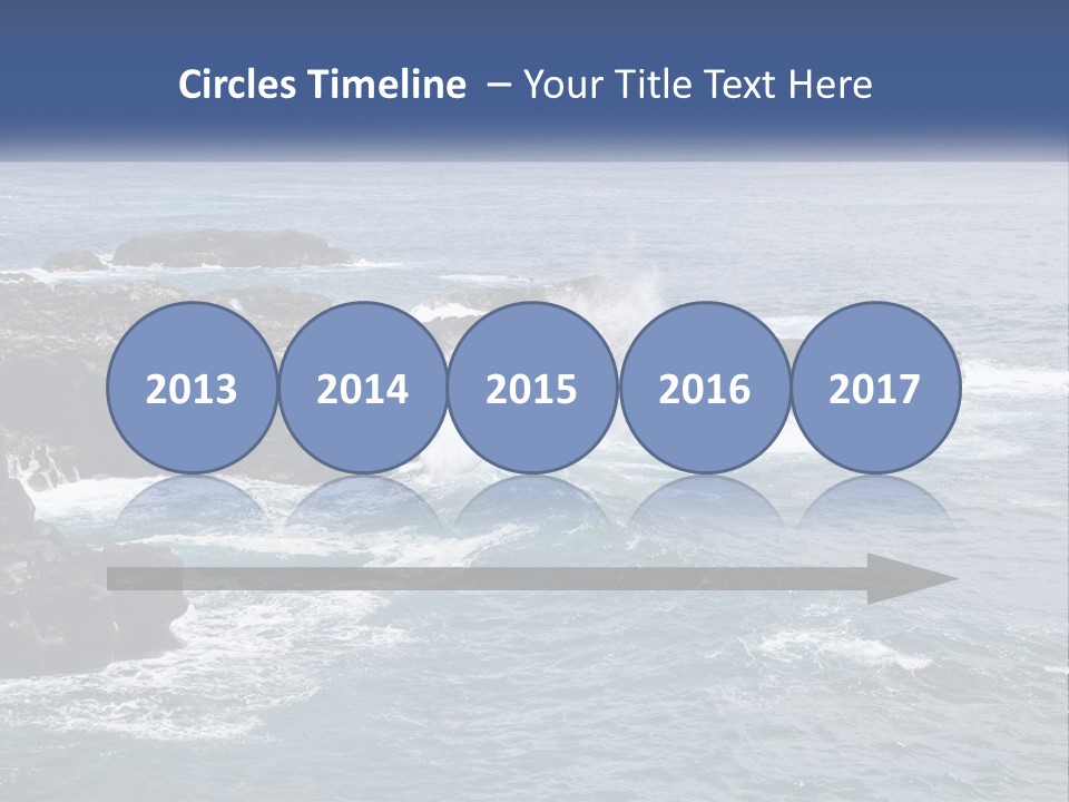 Water Retired Ocean PowerPoint Template