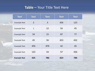Water Retired Ocean PowerPoint Template