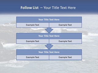 Water Retired Ocean PowerPoint Template