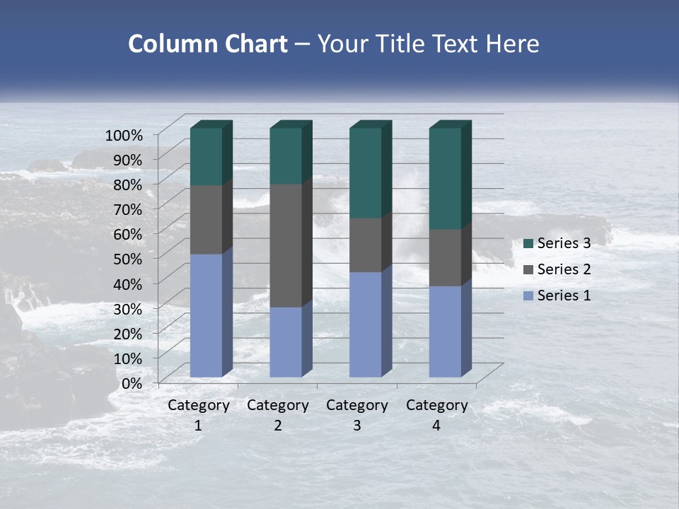 Water Retired Ocean PowerPoint Template