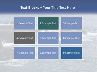 Water Retired Ocean PowerPoint Template