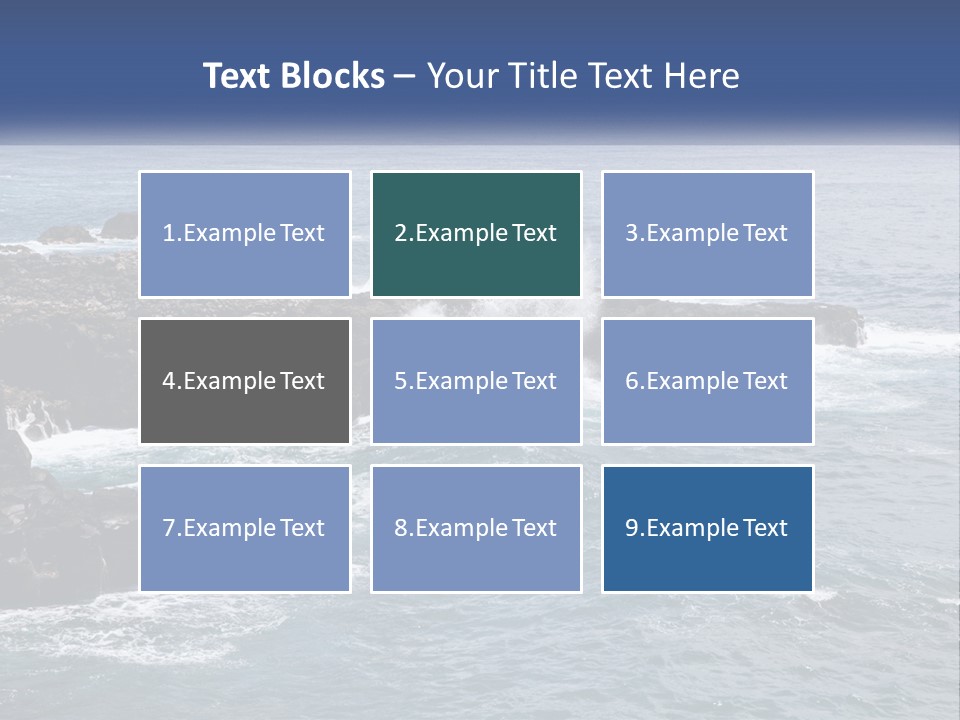 Water Retired Ocean PowerPoint Template