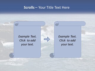 Water Retired Ocean PowerPoint Template