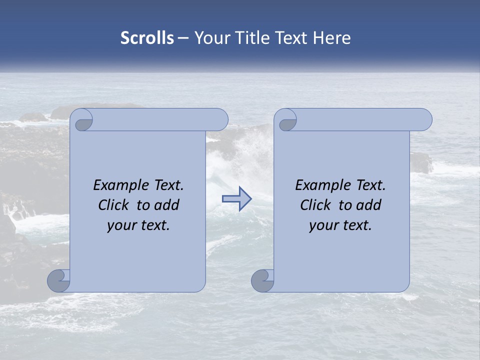 Water Retired Ocean PowerPoint Template