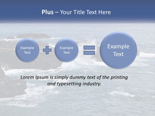 Water Retired Ocean PowerPoint Template