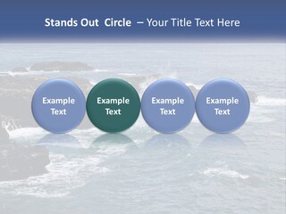 Water Retired Ocean PowerPoint Template