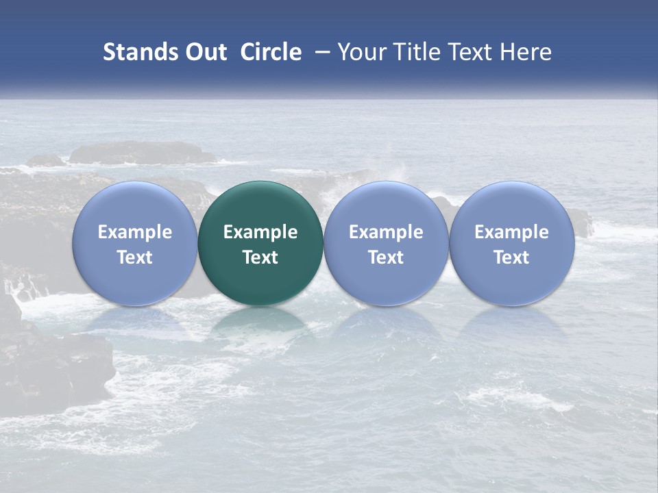 Water Retired Ocean PowerPoint Template