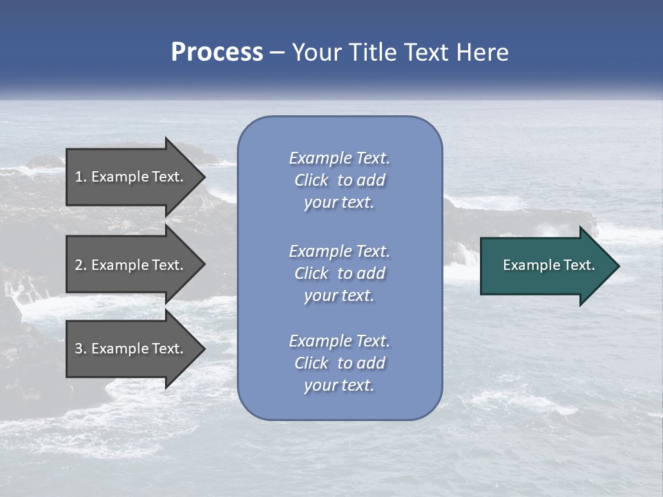 Water Retired Ocean PowerPoint Template