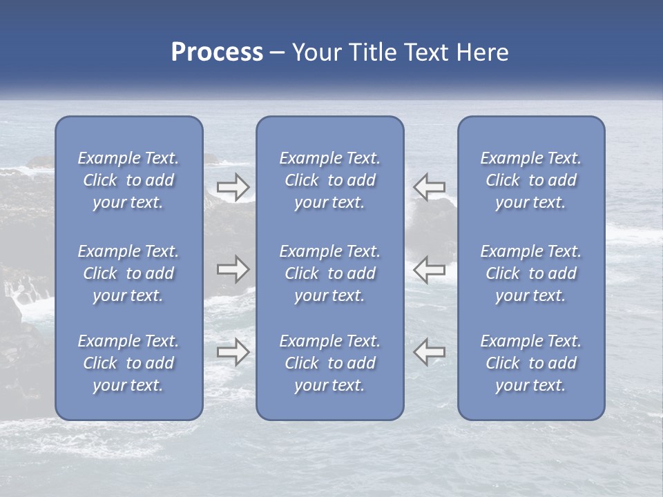 Water Retired Ocean PowerPoint Template