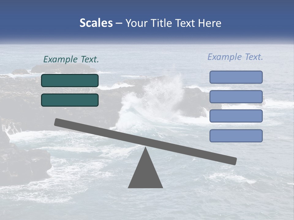 Water Retired Ocean PowerPoint Template