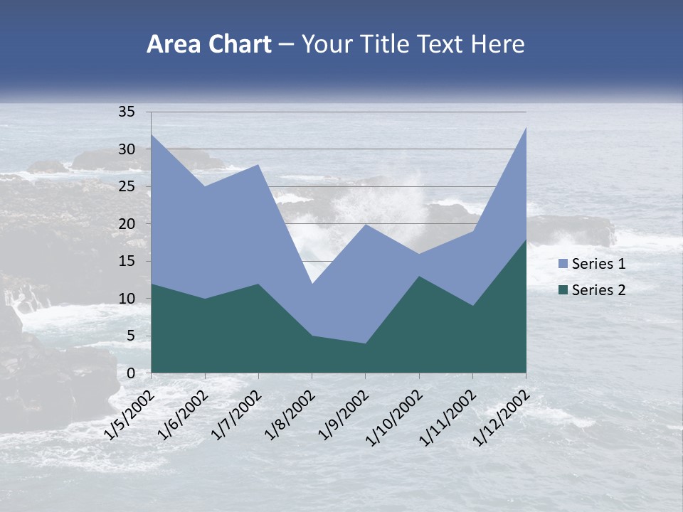 Water Retired Ocean PowerPoint Template