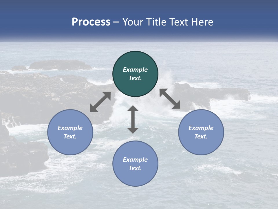 Water Retired Ocean PowerPoint Template