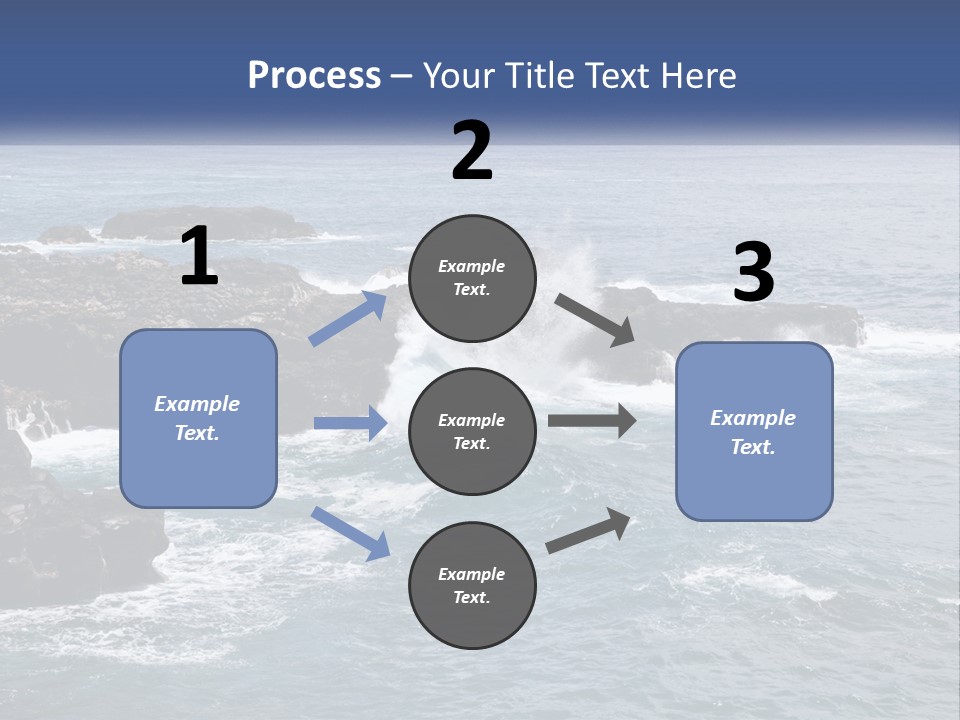 Water Retired Ocean PowerPoint Template