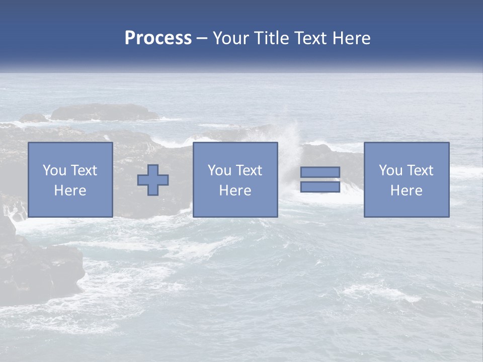 Water Retired Ocean PowerPoint Template