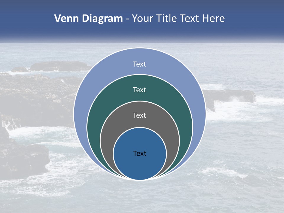 Water Retired Ocean PowerPoint Template