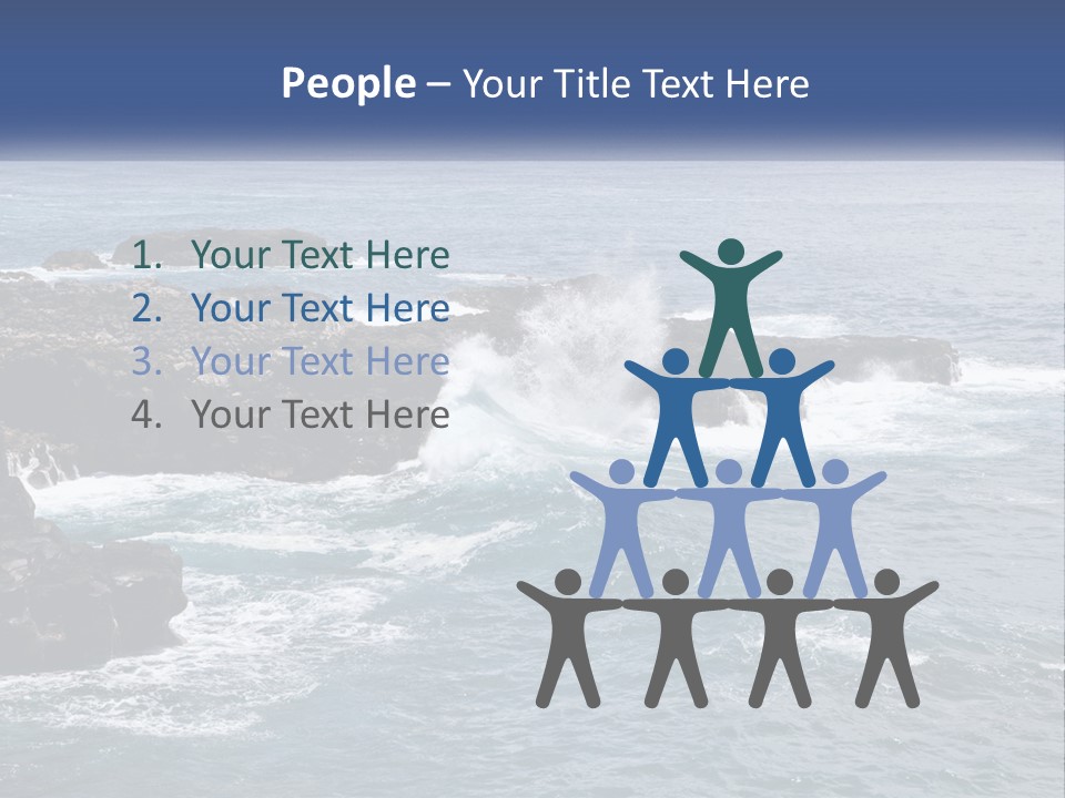 Water Retired Ocean PowerPoint Template