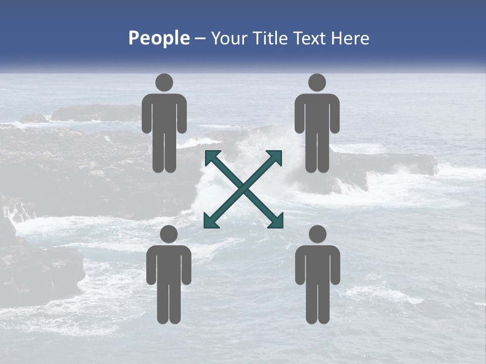 Water Retired Ocean PowerPoint Template