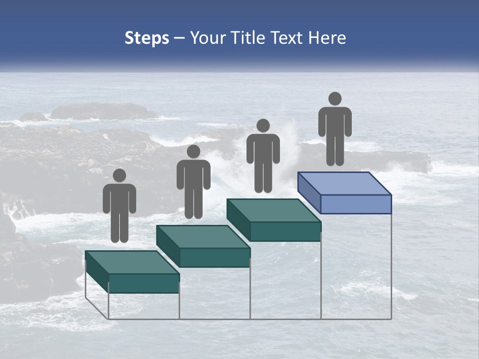 Water Retired Ocean PowerPoint Template