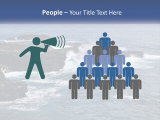 Water Retired Ocean PowerPoint Template