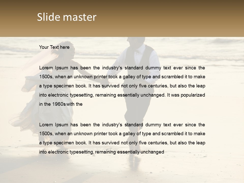 Retirement Peaceful White PowerPoint Template