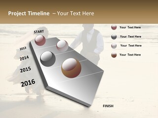 Retirement Peaceful White PowerPoint Template