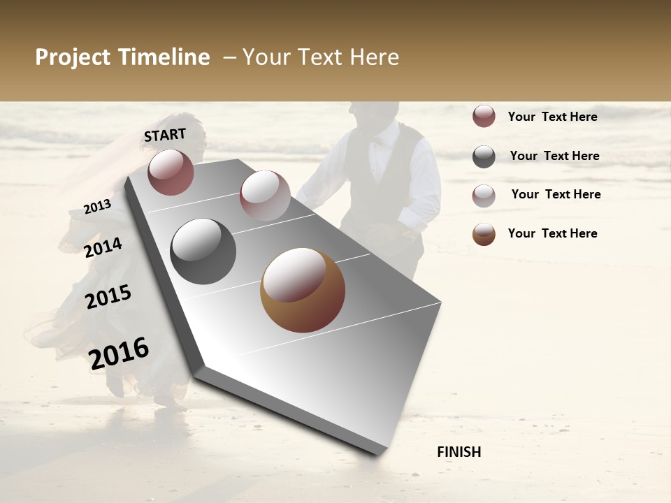 Retirement Peaceful White PowerPoint Template