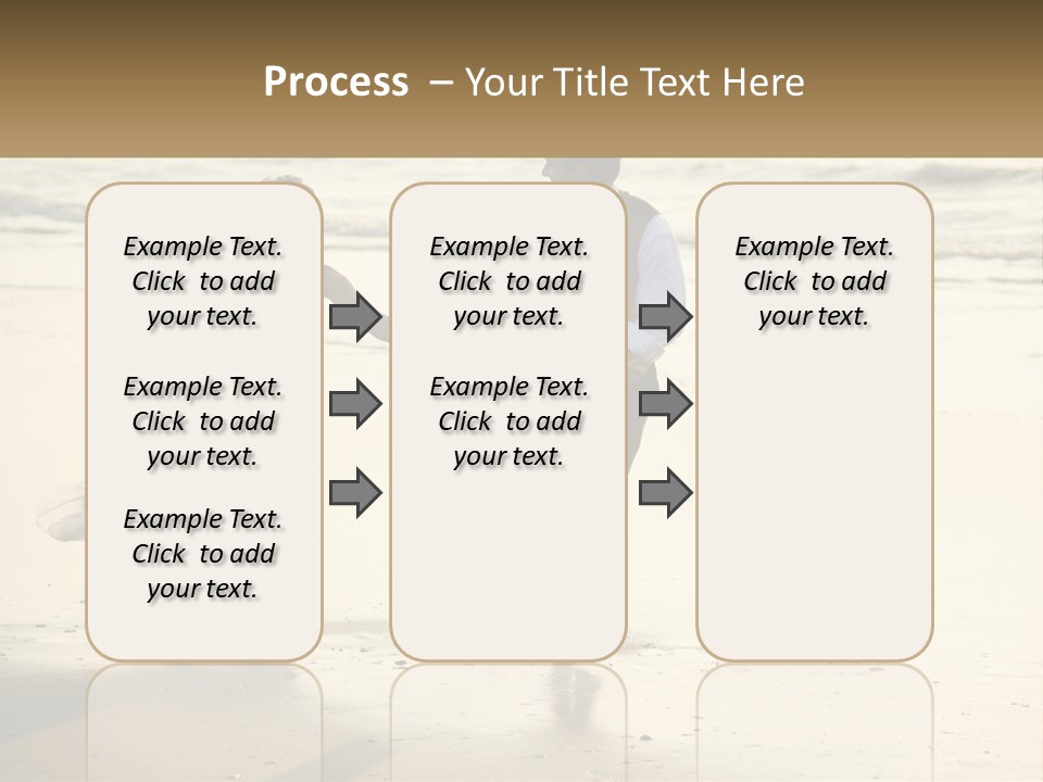 Retirement Peaceful White PowerPoint Template