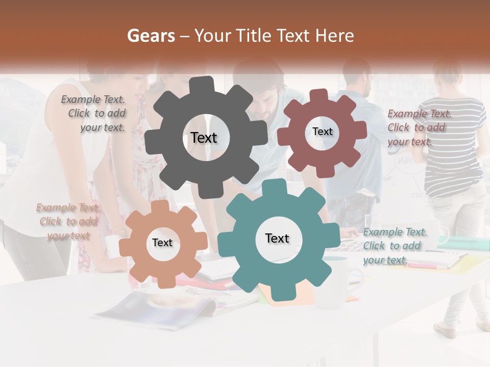 Family Calm Mother PowerPoint Template