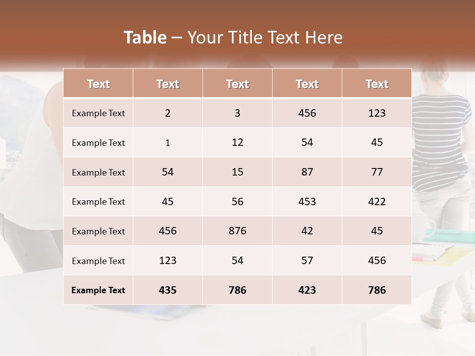Family Calm Mother PowerPoint Template