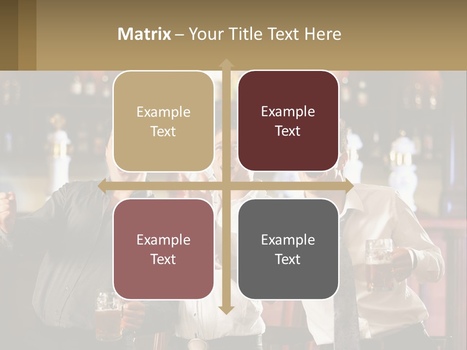 Sad Sunrise Standing PowerPoint Template